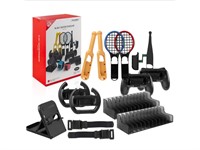 14 in 1 Sportswear accessories for Nintendo Switch tennis, mario kart, stand, fishing, joystick, drum stick, game storage