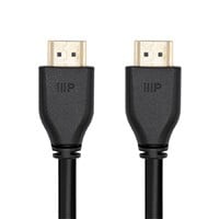 Monoprice 8K Certified Ultra High Speed HDMI Cable - HDMI 2.1, 8K@60Hz, 48Gbps, CL2 In-Wall Rated, 30AWG, 3ft, Black - 5 Pack