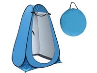 6FT Pop Up Privacy Tent Instant Shower Tent Portable Outdoor Rain Shelter, Camp Toilet, Dressing Changing Room with Carry Bag blue