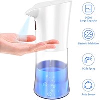 Automatic sanitizer Dispenser, Touchless Alcohol Sprayer Hand soap Dispenser 500ml Battery Operated Infrared Motion Sensor