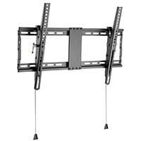 Monoprice EZ Series Low Profile Tilt TV Wall Mount Bracket For LED TVs 37in to 80in, Max Weight 154 lbs, VESA Patterns Up to 600x400, Fits Curved Screens