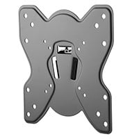 Monoprice SlimSelect Series Low Profile Compact Fixed TV Wall Mount Bracket For TVs 23in to 42in, Max Weight 55 lbs., VESA Patterns up to 200x200, Fits Curved Screens