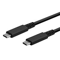 Monoprice USB4 USB-C Gen 3x2 Cable 40Gbps 100W  Black  1m (3.28ft)