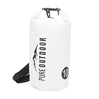 Pure Outdoor by Monoprice 10L Lightweight and Waterproof Dry Bag, White