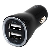 4-Pack Monoprice 2-Port 24W USB Car Charger