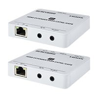 Monoprice Blackbird 4K HDMI Extender over Ethernet, CAT5e/6/7, 70m, PoC, HDMI Loop Out, Smart EDID