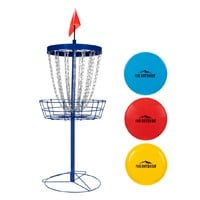 Pure Outdoor by Monoprice Complete Disc Golf Set with Carrying Case and Discs