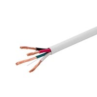 Monoprice Speaker Wire, CL3 Rated, 4-Conductor, 14AWG, 250ft, White