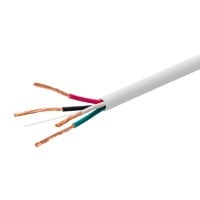 Monoprice Speaker Wire, CL3 Rated, 4-Conductor, 16AWG, 250ft, White