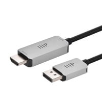 Monoprice DisplayPort 1.4 to 8K HDMI Cable, 8K 60Hz, 32AWG, 3ft