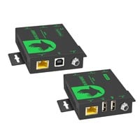 Monoprice Blackbird Pro‑Sumer HDMI KVM Extender 70m | 4K60 | HDMI 2.0b | HDCP 2.2 | Audio Extraction | KVM Pass‑Through