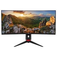 Monoprice 34in CrystalPro Curved 1000r VA Panel 3440x1440 WQHD 5ms 165Hz 65W USB-C Height Adjustable Stand 