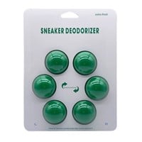 MPM Deodorizing Balls for Shoes, Gym Bags, Drawers, Locker - 6 Pack - Easy Twist Lock Sneaker Odor Deodorizer - Extra fresh Scent