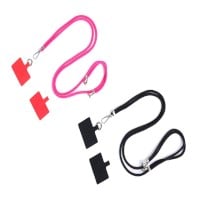 MPM 2-Pack Universal Phone Lanyards, Crossbody Cell Phone Lanyard With Adjustable Nylon Neck Strap, Compatible with Most Smartphones