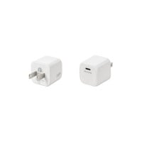 Monoprice 2 Pack 35W USB-C Mini Cubic GaN Charger, White