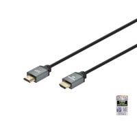 Monoprice 8K Certified Ultra High-Speed Slim HDMI Cable - 8K60, 4K120, 48Gbps, HDR, Gold-Plated, 3ft, Black