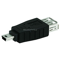 Monoprice USB A Female to Mini 5 pin (B5) Male Adapter