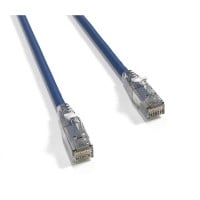 Cat6 24AWG UTP Ethernet Network Patch Cable - Snagless Boot, 7ft, Blue