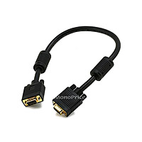 Monoprice 1.5ft SVGA Super VGA M/M Monitor Cable with Ferrites (Gold Plated)