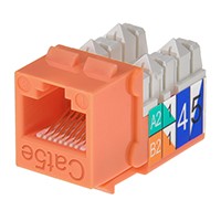 Monoprice Cat5E RJ-45 Toolless Keystone Jack in Black