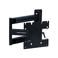 Monoprice EZ Series Full-Motion Articulating TV Wall Mount Bracket - For LED TVs 23in to 40in, Max Weight 80 lbs, Extension Range of 3.0in to 24.0in, VESA Patterns Up to 200x200