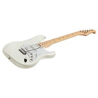 Indio by Monoprice Cali Classic Electric Guitar with Gig Bag, White