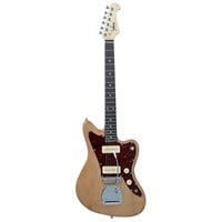 Indio by Monoprice Offset OS40 DLX Plus Alder Electric Guitar with Gig Bag - Natural