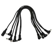 Monoprice 8-Head Multi-Plug 12" Daisy-Chain Cable w/ 2.1mm Pins for Guitar Pedal Power Adapters
