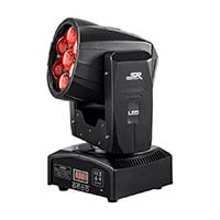 Stage Right by Monoprice Stage Wash 7x 12W RGBW LED Moving Head Light with Zoom