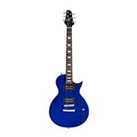 Indio by Monoprice 66 Classic V2 Blue Electric Guitar with Gig Bag