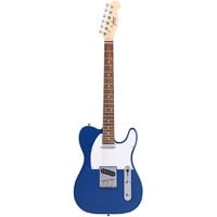 Indio by Monoprice Retro Classic Electric Guitar with Gig Bag, Blue