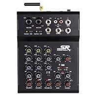 Stage Right by Monoprice ix4B 4-Channel Live Sound and Recording Mixer with Bluetooth, USB, and Effects