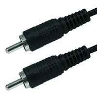 Monoprice 25ft RCA Plug/Plug M/M cable - Black