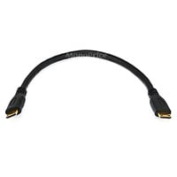 Monoprice High Speed HDMI Cable with HDMI Mini Connector - 4K@24Hz, 10.2Gbps, 30AWG, CL2, 9in, Black