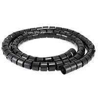 Monoprice Spiral Wrapping Bands - 30mm x 1.5m (Black)