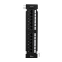 Monoprice 12-port Vertical Cat5e Mini Patch Panel, 110 Type (568A/B Compatible) (UL)