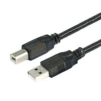 Câble imprimante USB 2.0 USB-A/USB-B Clip 1,8m Noir 570303 sur