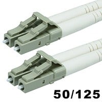 Monoprice OM3 Fiber Optic Cable - LC/LC, UL, 50/125 Type, Multi-Mode, 10GB, Aqua, 25m, Corning