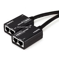 Monoprice HDMI Extender Using Cat5e or CAT6 Cable, Extend Up to 98ft