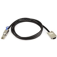 Male with Latch to SATA 7Pin Female Breakout Cable 0.5Meter 30AWG Internal Mini SAS 26Pin SFF-8087 x4