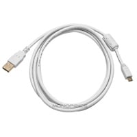 Monoprice USB-A to Micro B 2.0 Cable - 5-Pin, 28/24AWG, Gold Plated, White, 6ft