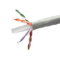 Monoprice Cat6 1000ft Gray CMP UL Bulk Cable, TAA, Solid (w/spine), UTP, 23AWG, 550MHz, Pure Bare Copper, Pull Box, Bulk Ethernet Cable