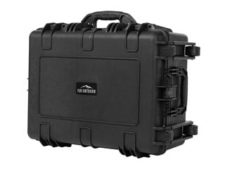 Pure Outdoor by Monoprice Weatherproof Wheeled Transport Hard Case with Customizable Foam, Fits Phantom 3/2 Drone + Accessories, 25 x 19 x 11 in