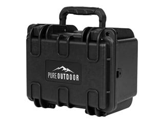 Pure Outdoor by Monoprice Weatherproof Hard Case with Customizable Foam, 8 x 7 x 6 in