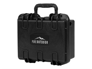 Pure Outdoor by Monoprice Weatherproof Hard Case with Customizable Foam, 10 x 8 x 4 in