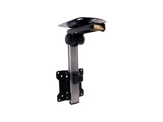 Monoprice Specialty Folding TV Mount Bracket For Under the Cabinet or RV Use, Fits 13" To 27" TVs up to 44lbs, Max VESA 100x100, Compatible with Amazon Echo Show 15 & 21