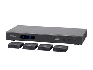 Product Image for Blackbird 4K 4x4 HDMI Matrix Extender with 4 Receivers, PoC, IR, EDID