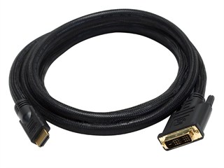 Product Image for 6ft 24AWG CL2 High Speed HDMI® to DVI Adapter Cable w / Net Jacket - Black