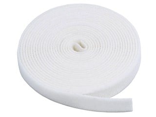 Monoprice 3-Pack Hook and Loop Fastening Tape 5 yard/roll, 0.75in, White