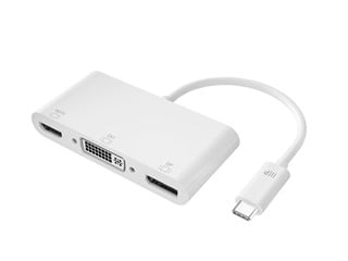 Monoprice USB-C to 4K DisplayPort  HDMI  and Single-Link DVI-D Passive Adapter